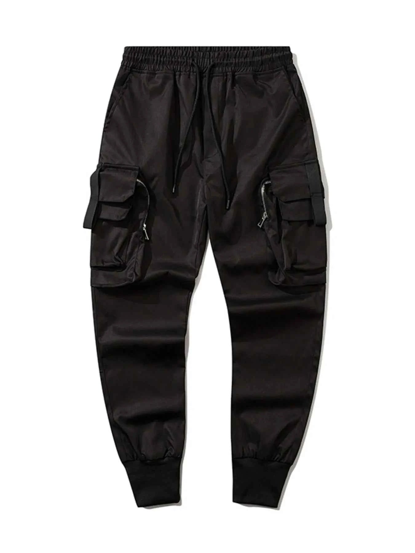 Men's Cargo Joggers with Multi-Pockets