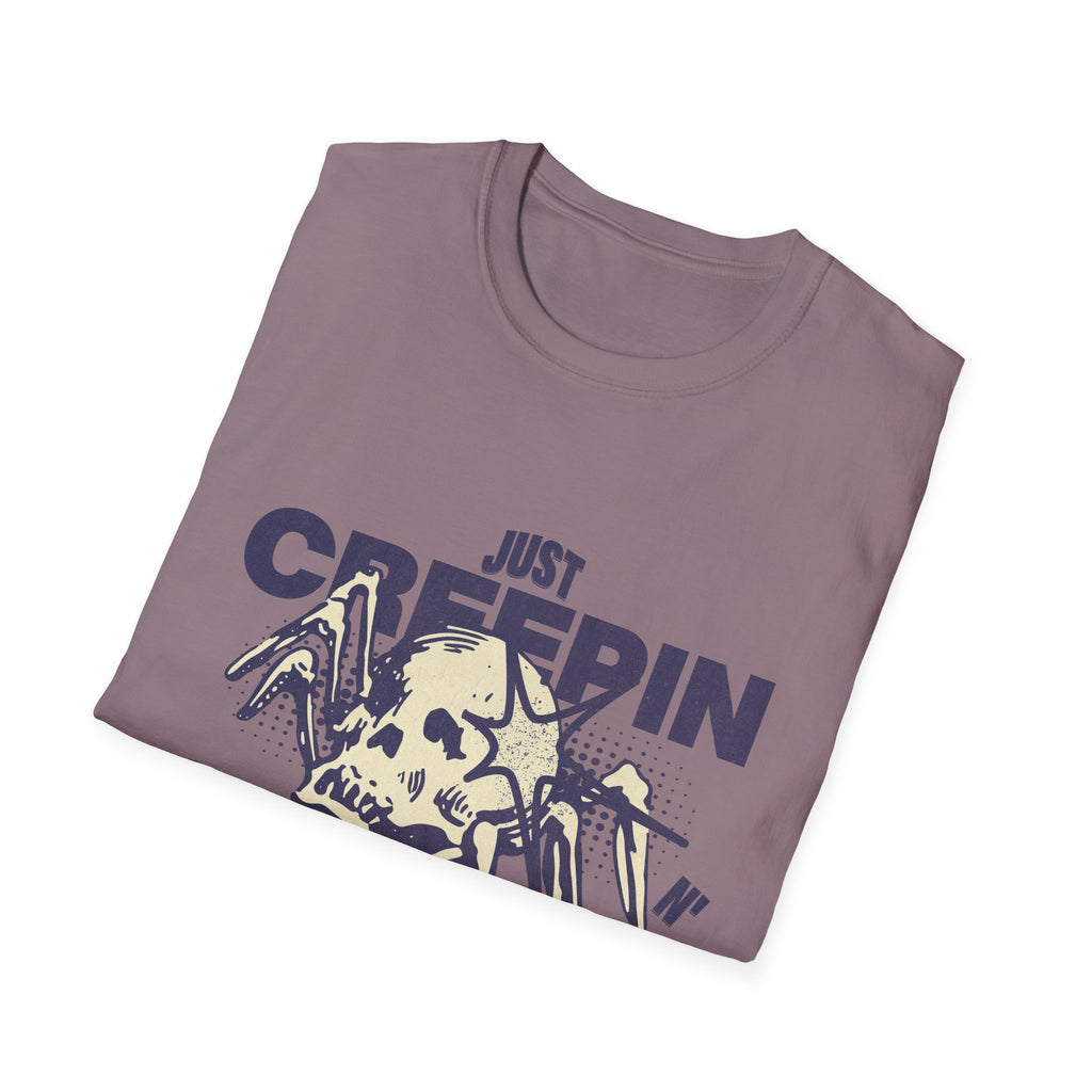 Just Creepin N Crawlin - Unisex Softstyle T-Shirt (Front) - Damned Threads