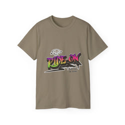 Ride-On - Unisex Cotton Tee (Front) - Damned Threads