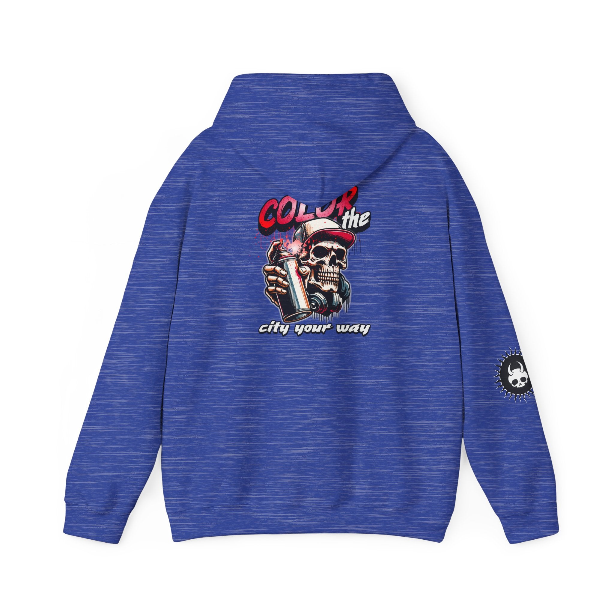 Color The City You Way - Unisex Heavy Blend™ Hooded Sweatshirt - Damned Threads