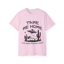 Take Me Home - Unisex Cotton Tee (Front) - Damned Threads