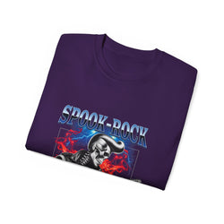 Spook-Rock - Unisex Cotton Tee (Front) - Damned Threads
