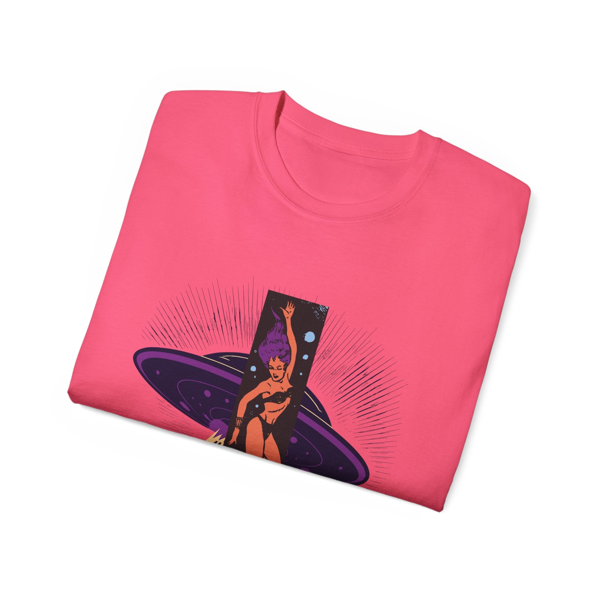Space Warrior - Unisex Cotton Tee (Front)