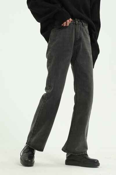 Straight Leg Jeans with Pockets - Damned Threads