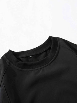 Men's Plus Size Crew Neck Long Sleeve Sweatshirt
