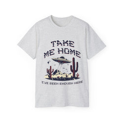 Take Me Home - Unisex Cotton Tee (Front) - Damned Threads