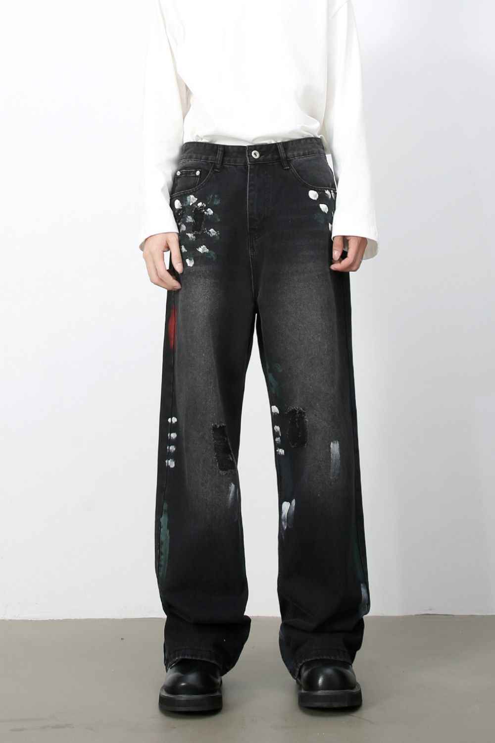 Men's Paint Loose Jeans - Damned Threads