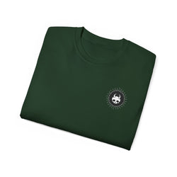 Live Among Demons - Unisex Cotton Tee (Back) - Damned Threads