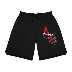 HOT STUFF COMIN THRU - Basketball Rib Shorts - Damned Threads