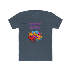 My Brain On You - Unisex Cotton Crew Tee (Front) - Damned Threads