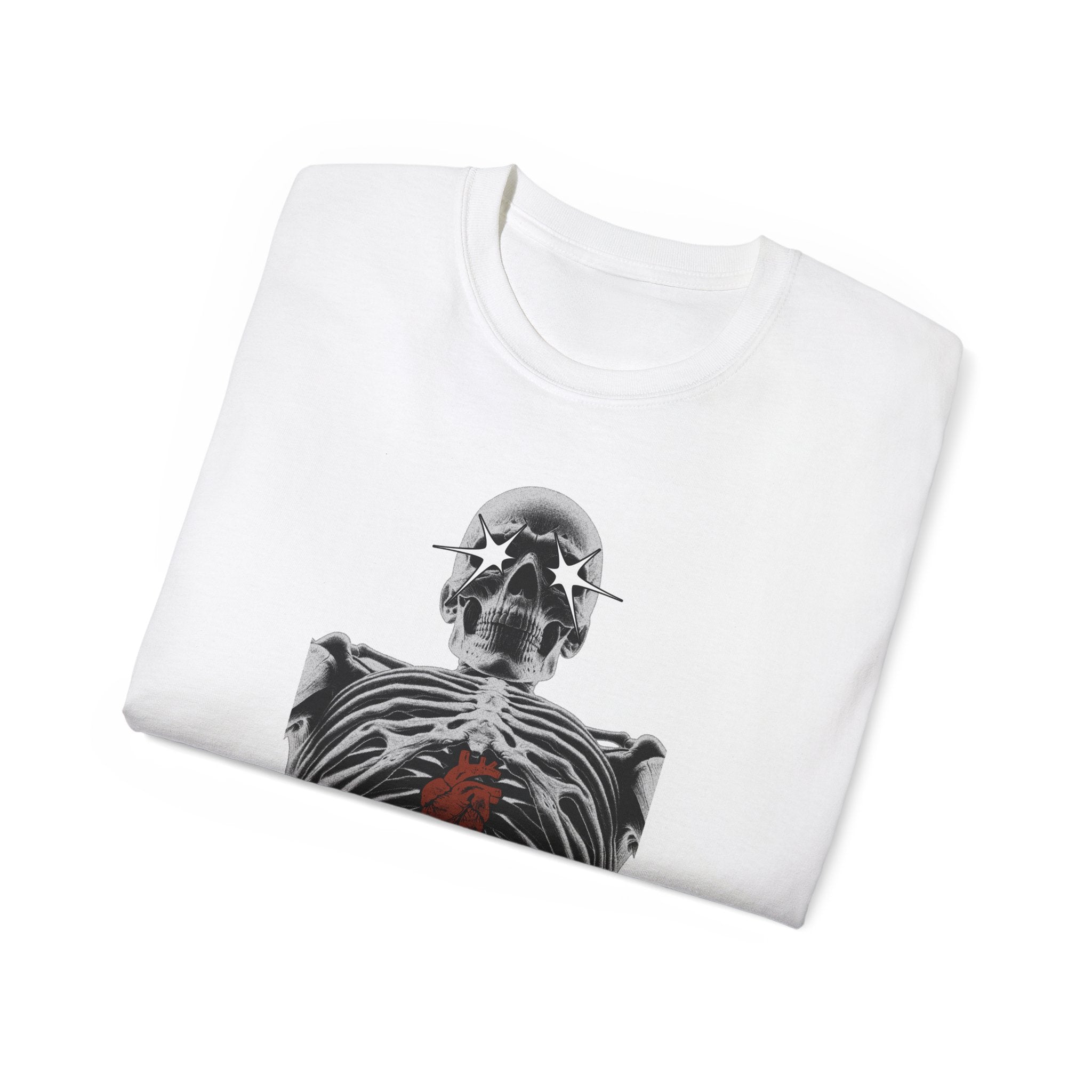 Exposed Heart - Unisex Cotton Tee (Front) - Damned Threads