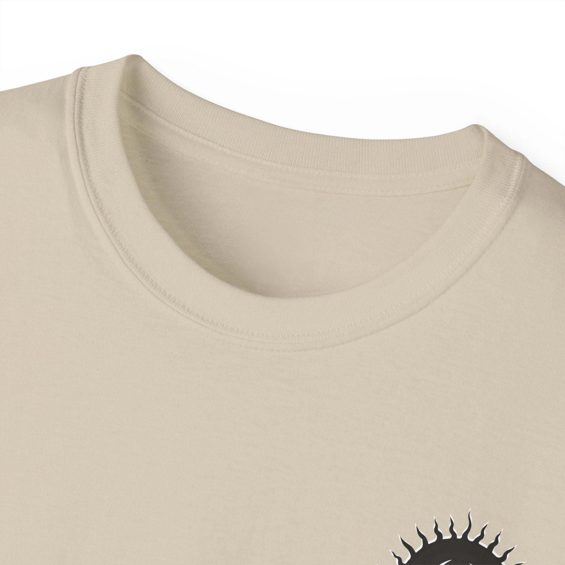Spook-Rock - Unisex Cotton Tee (Back) - Damned Threads