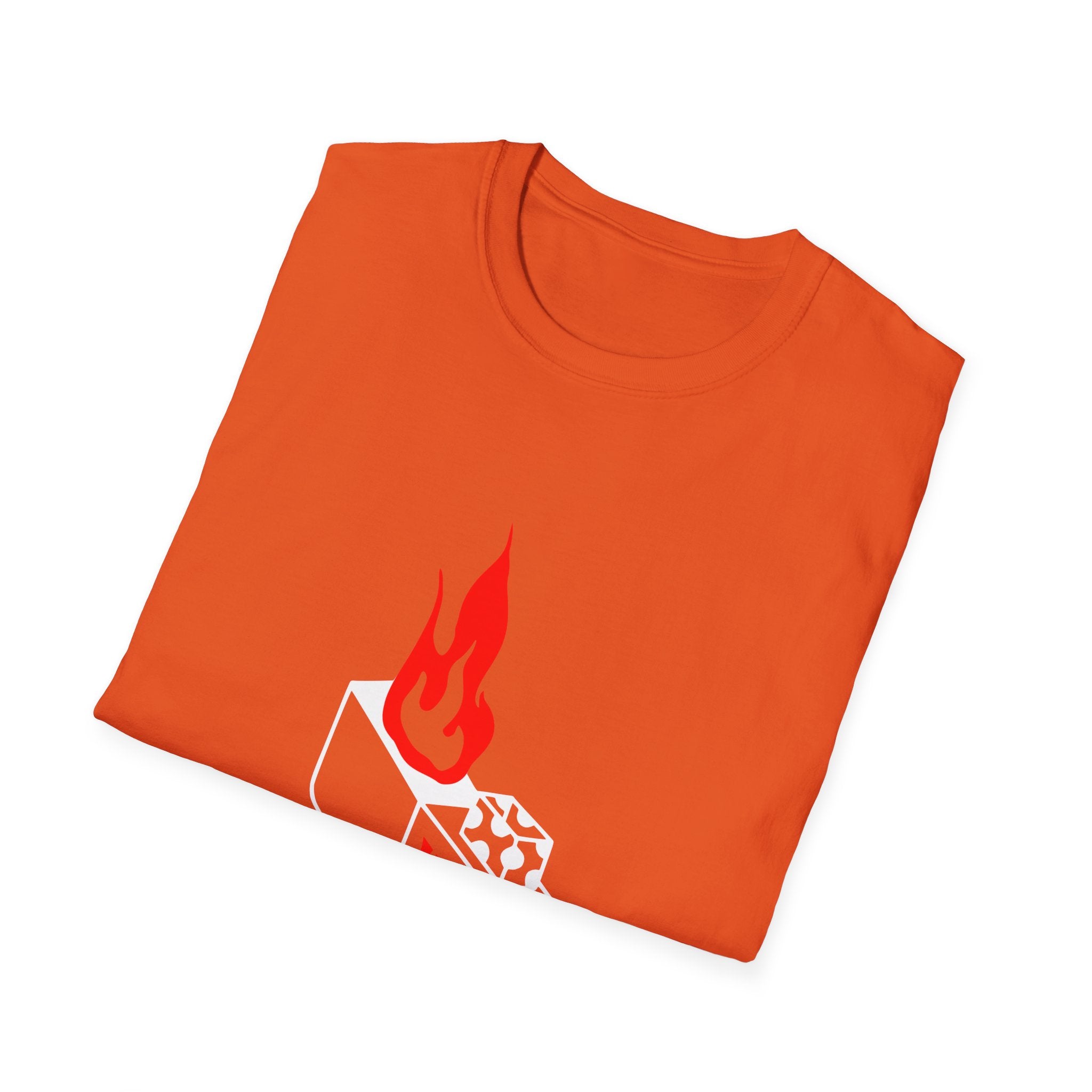Hot Stuff Comin Thru - Unisex Softstyle T-Shirt (Front) - Damned Threads