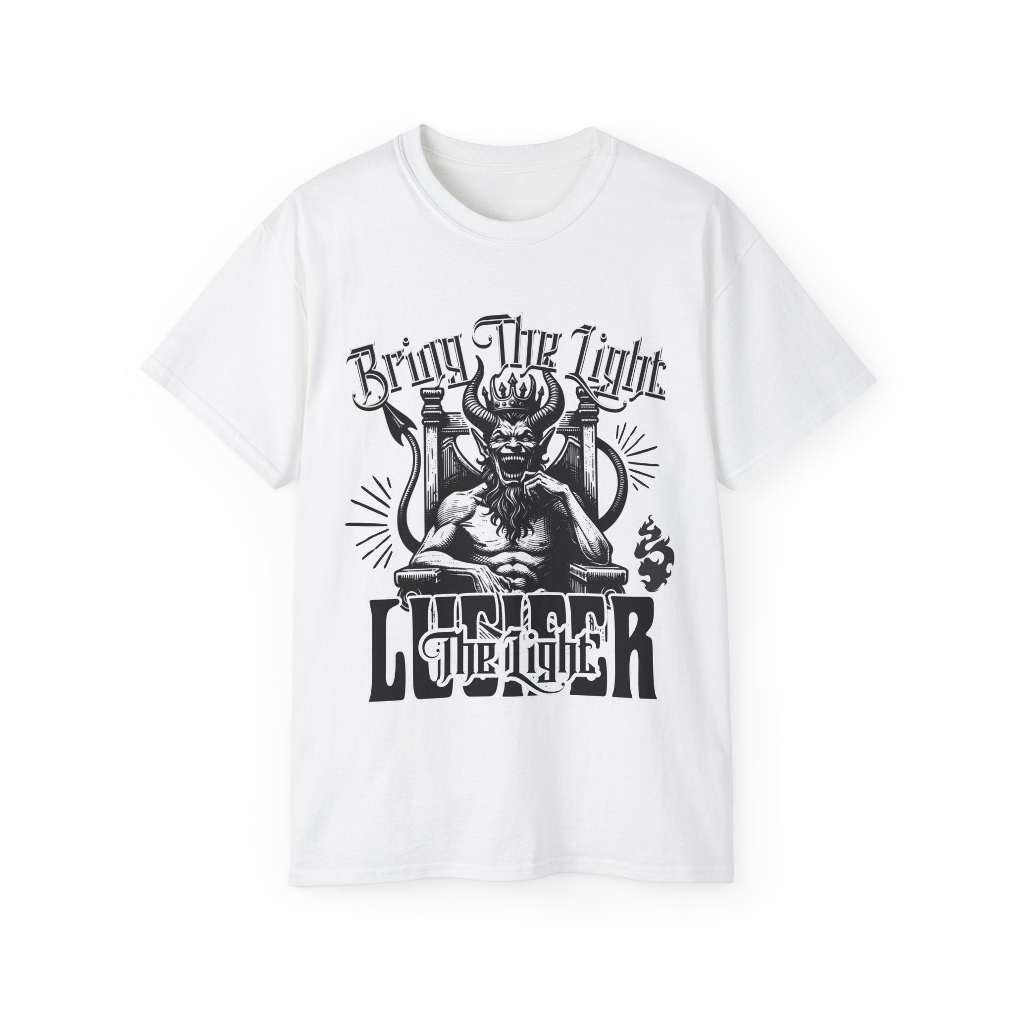 Bring The Light - Unisex Ultra Cotton Tee (Front) - Damned Threads