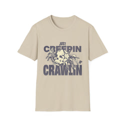 Just Creepin N Crawlin - Unisex Softstyle T-Shirt (Front) - Damned Threads