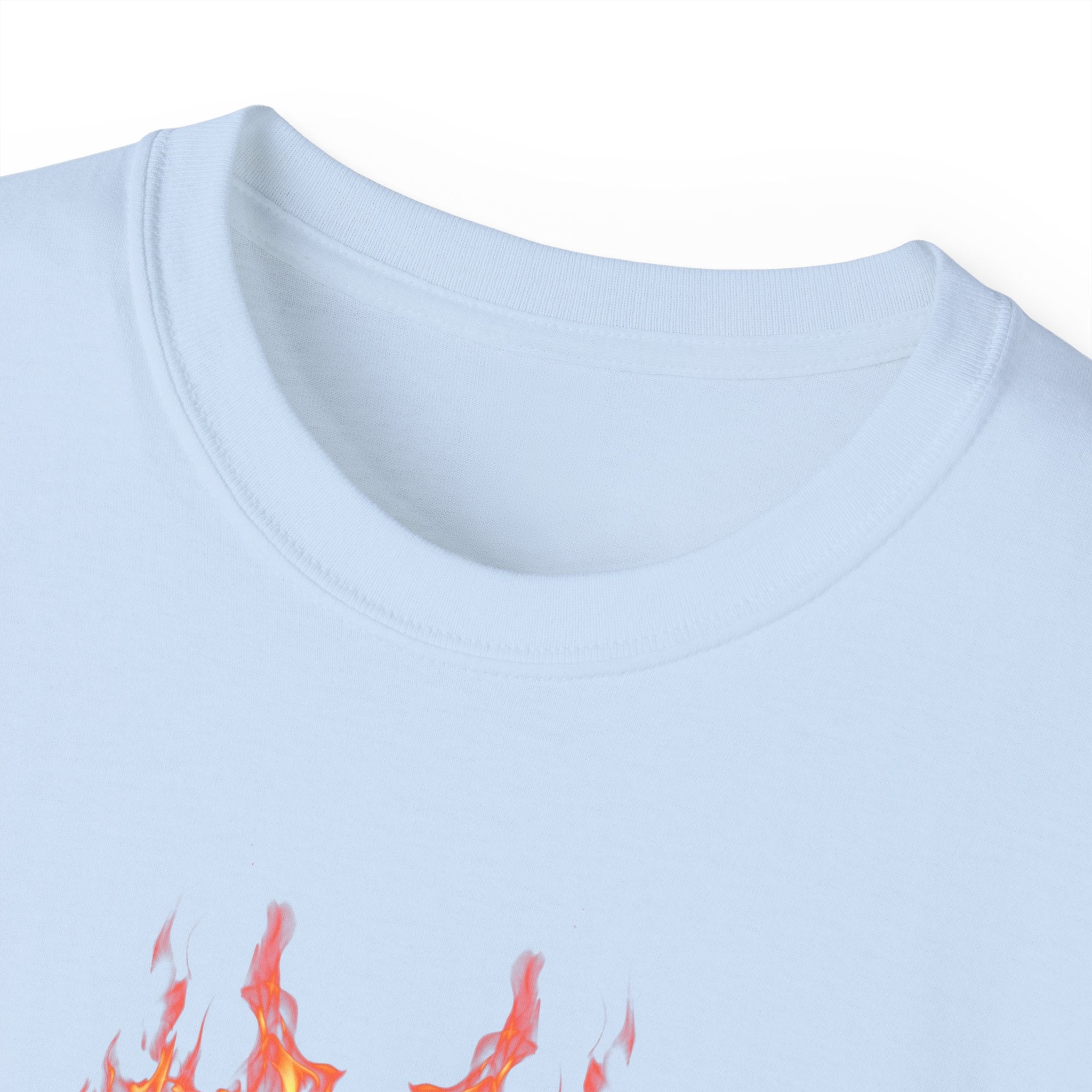 Dumpster Fire - Unisex T-Shirt (Front) - Damned Threads