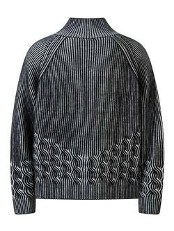 Men's Ribbed Zip-Up Cardigan