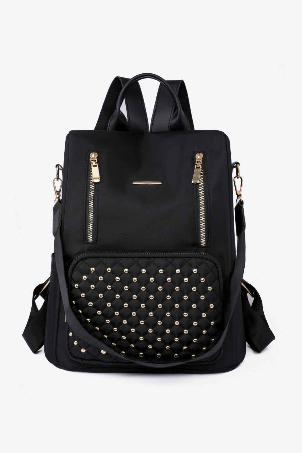 Zipper Pocket Beaded Backpack - Damned Threads