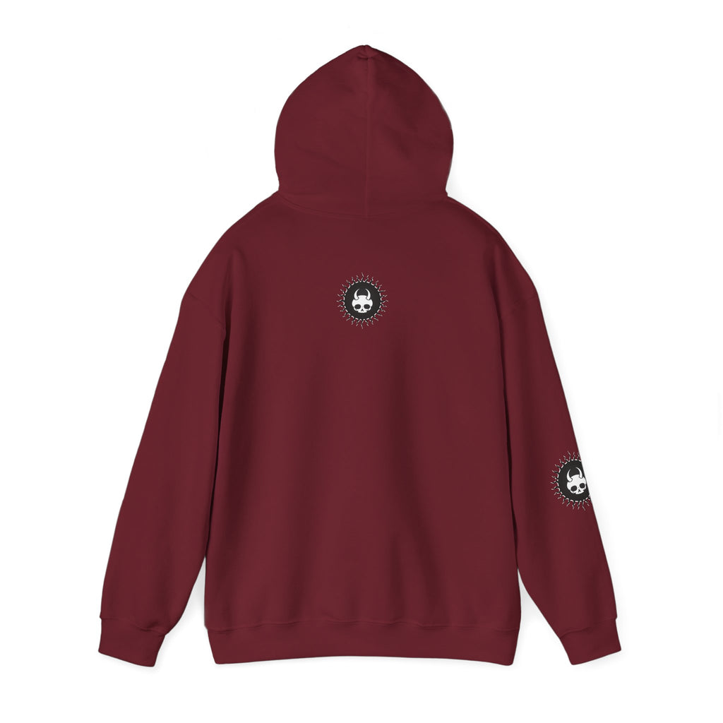 Ride-On - Unisex Heavy Blend™ Hooded Sweatshirt (Front) - Damned Threads
