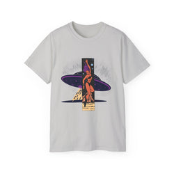 Space Warrior - Unisex Cotton Tee (Front) - Damned Threads