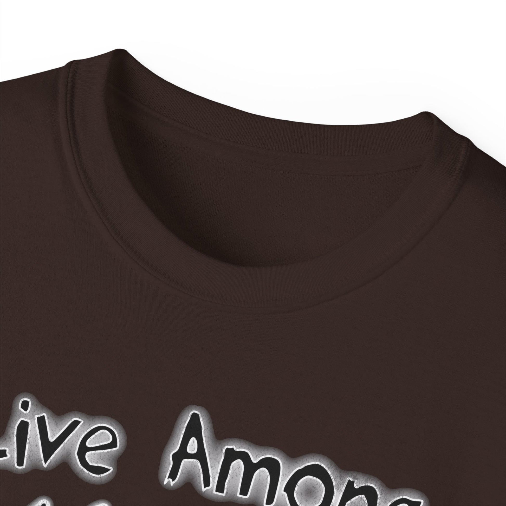 Live Among Demons - Unisex Cotton Tee (Front) - Damned Threads
