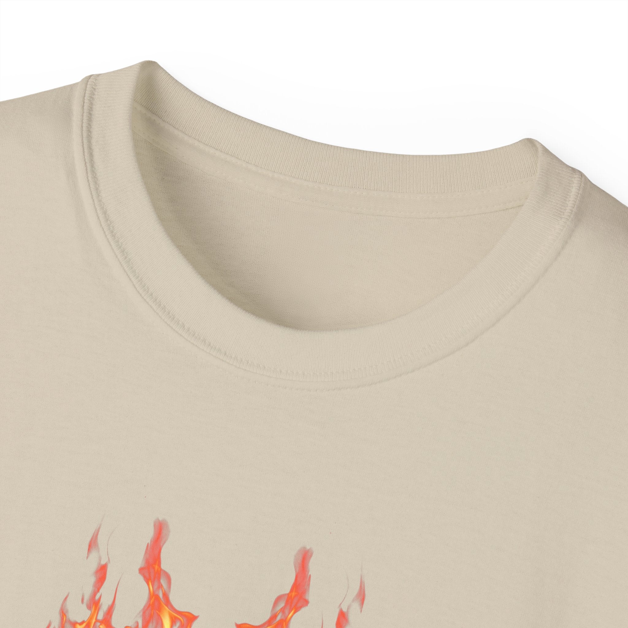 Dumpster Fire - Unisex T-Shirt (Front) - Damned Threads