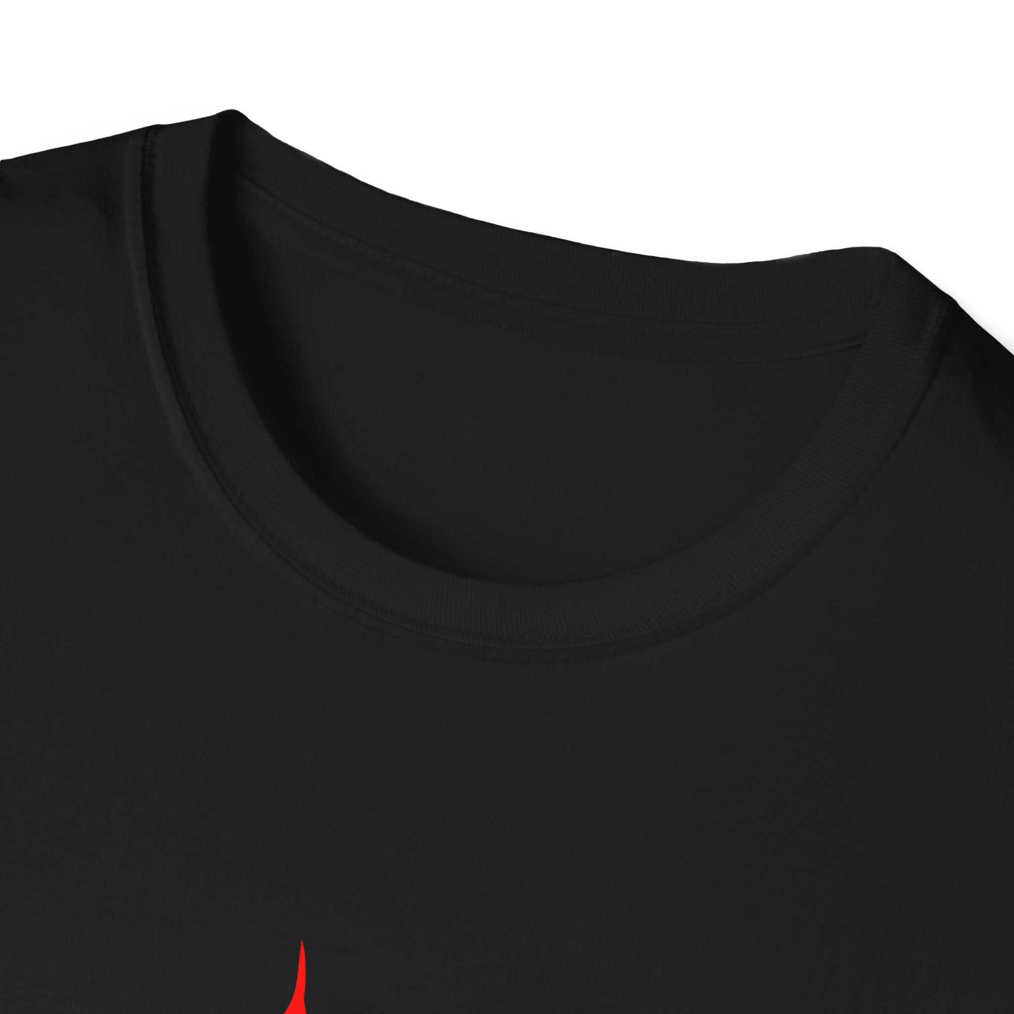 Hot Stuff Comin Thru - Unisex Softstyle T-Shirt (Front) - Damned Threads