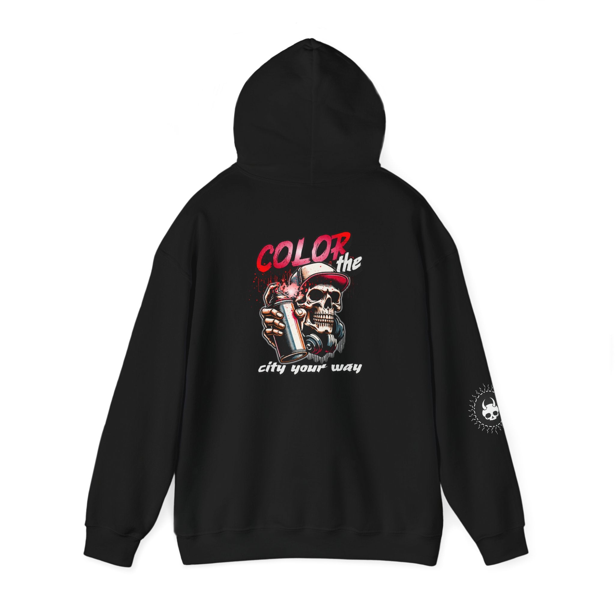 Color The City You Way - Unisex Heavy Blend™ Hooded Sweatshirt - Damned Threads