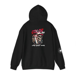 Color The City You Way - Unisex Heavy Blend™ Hooded Sweatshirt - Damned Threads