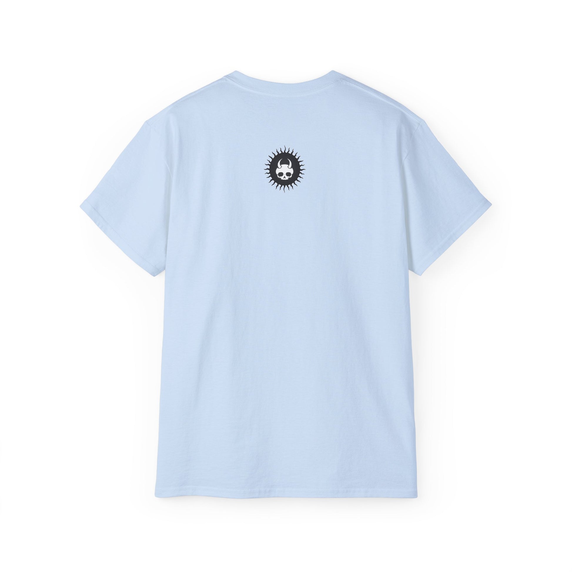 Let's Laugh After Life - Unisex Cotton Crew Tee (Front) - Prime Zone