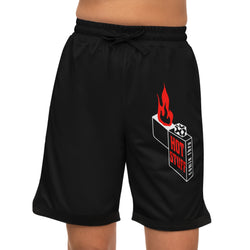 HOT STUFF COMIN THRU - Basketball Rib Shorts - Damned Threads