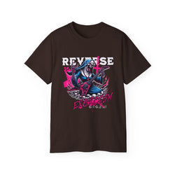 Reverse Exorcism - Unisex Cotton Tee (Front) - Damned Threads