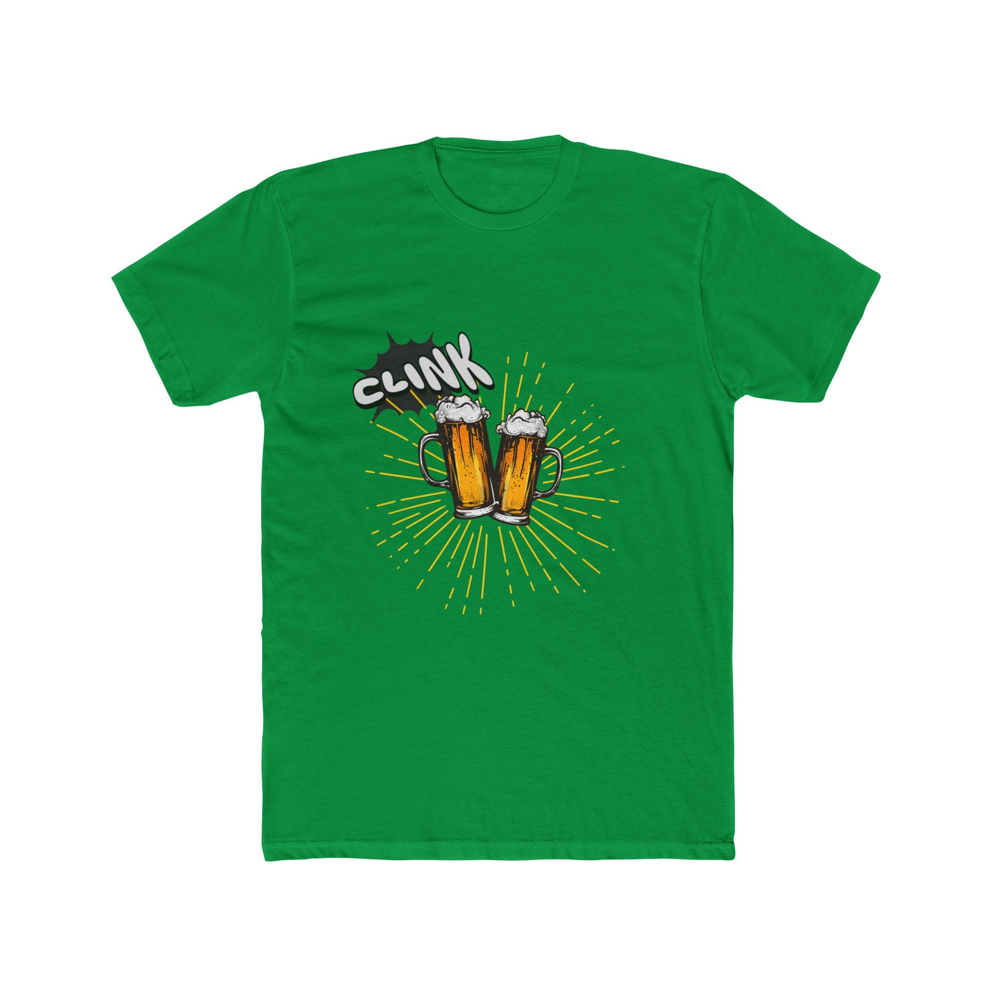 Clink! - Unisex Crew Tee (Front) - Damned Threads