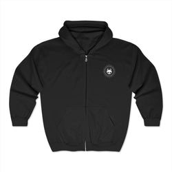 Live Among Demons - Unisex Heavy Blend™ Full Zip Hooded Sweatshirt (Back) - Damned Threads