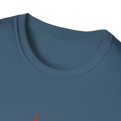 Hot Stuff Comin Thru - Unisex Softstyle T-Shirt (Front) - Damned Threads