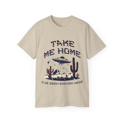 Take Me Home - Unisex Cotton Tee (Front) - Damned Threads
