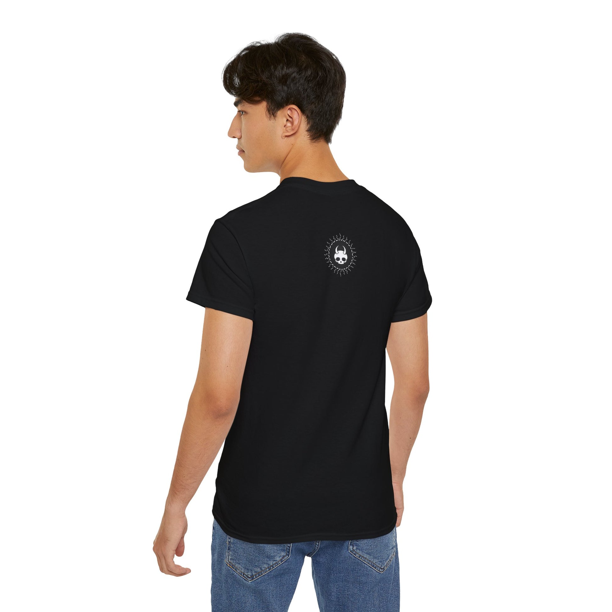 Live Among Demons - Unisex Cotton Tee (Front) - Damned Threads