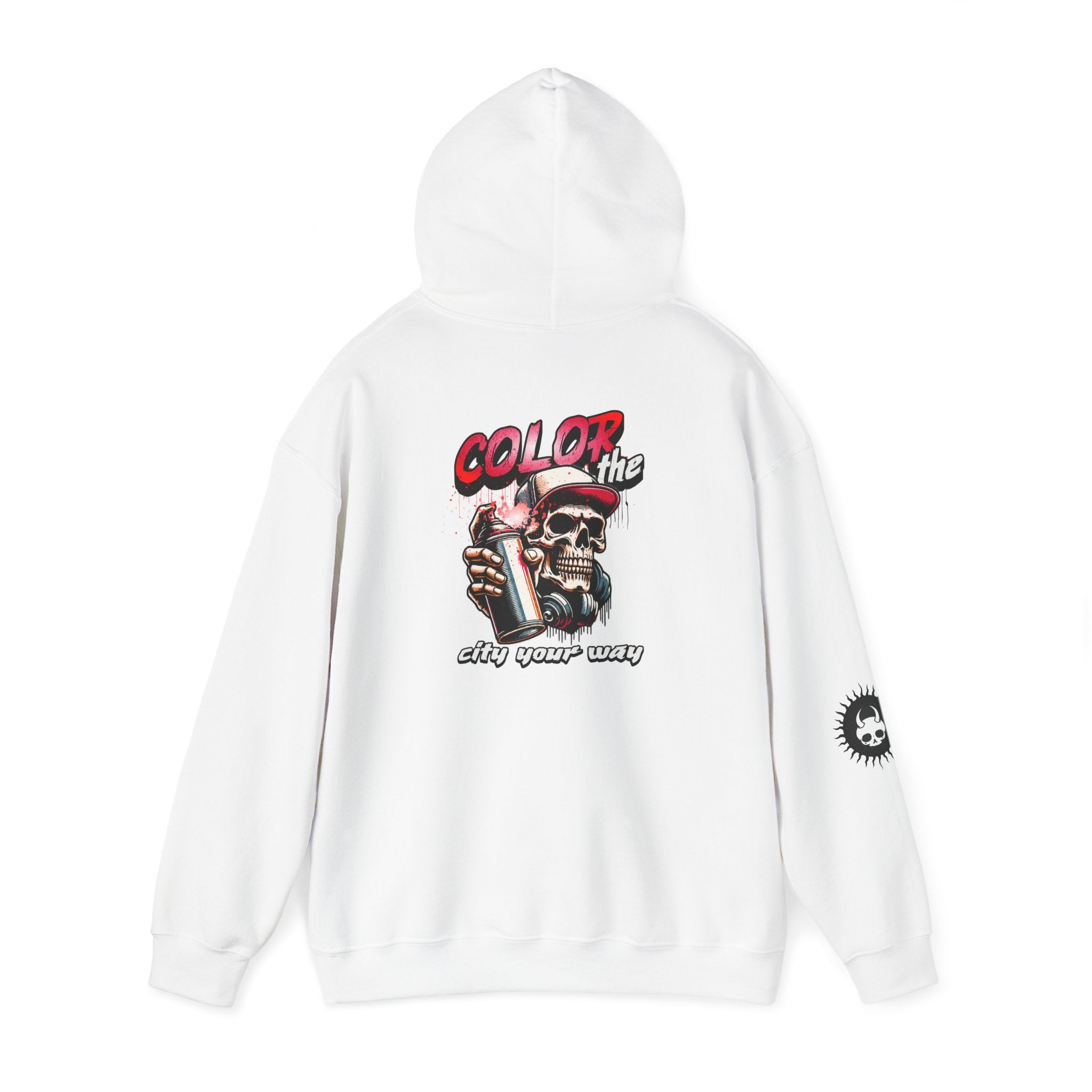 Color The City You Way - Unisex Heavy Blend™ Hooded Sweatshirt - Damned Threads