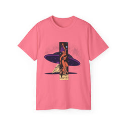 Space Warrior - Unisex Cotton Tee (Front) - Damned Threads