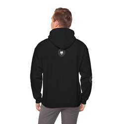 Never Give Up - Unisex Heavy Blend™ Hooded Sweatshirt (Front) - Damned Threads