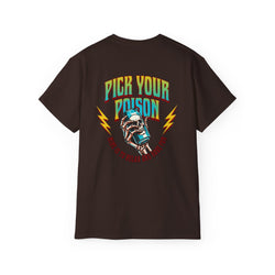 Pick Your Poison - Unisex Ultra Cotton Tee (Back) - Damned Threads