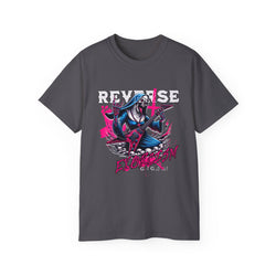 Reverse Exorcism - Unisex Cotton Tee (Front) - Damned Threads