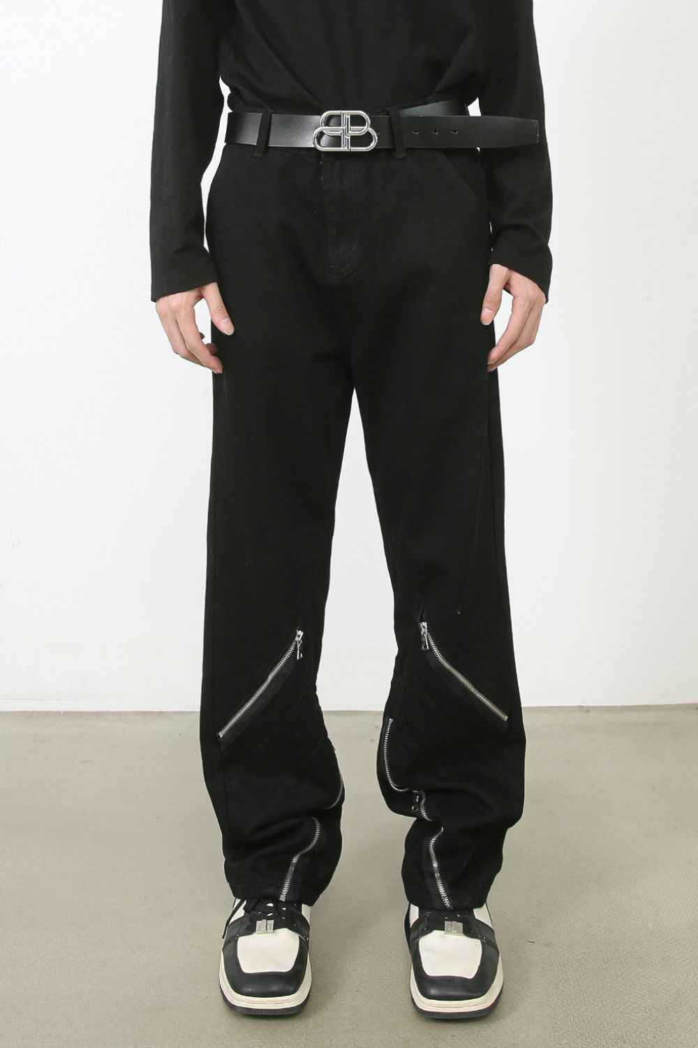 Men's Loose Fit Zip Jeans - Damned Threads