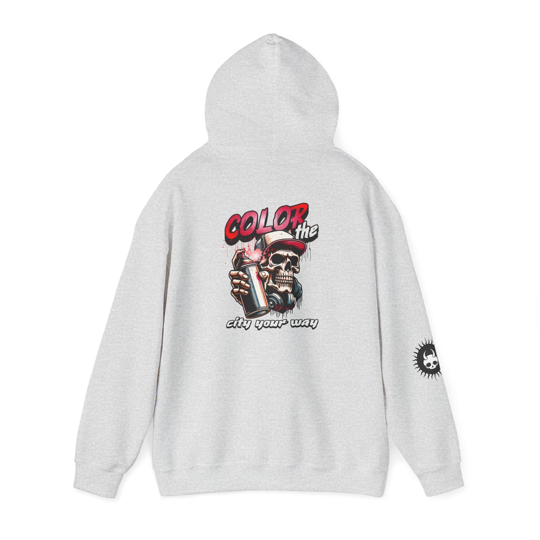 Color The City You Way - Unisex Heavy Blend™ Hooded Sweatshirt - Damned Threads