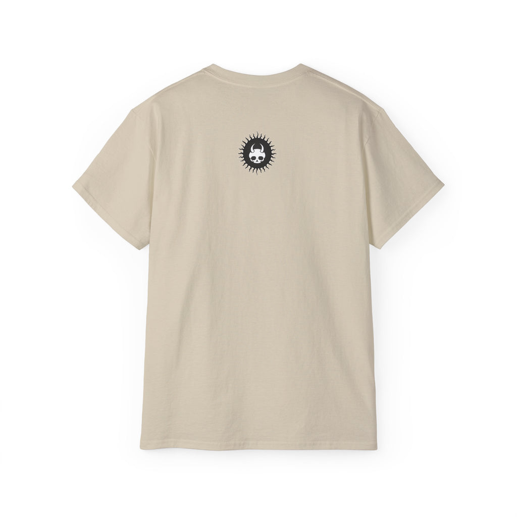 Ride-On - Unisex Cotton Tee (Front) - Damned Threads