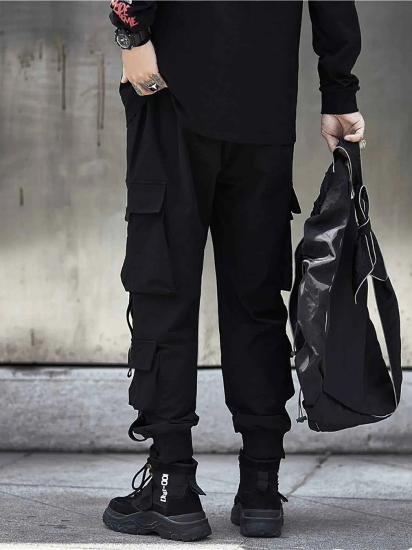 Men's Plus Size Loose Cargo Pants