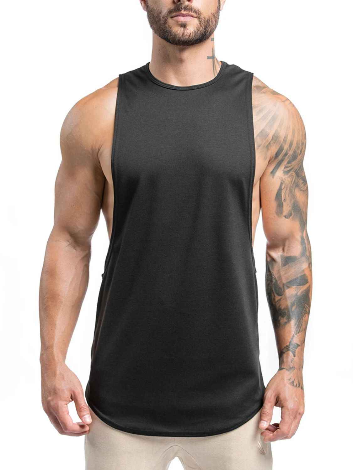Men's Plus Size Round Neck Tank - Damned Threads