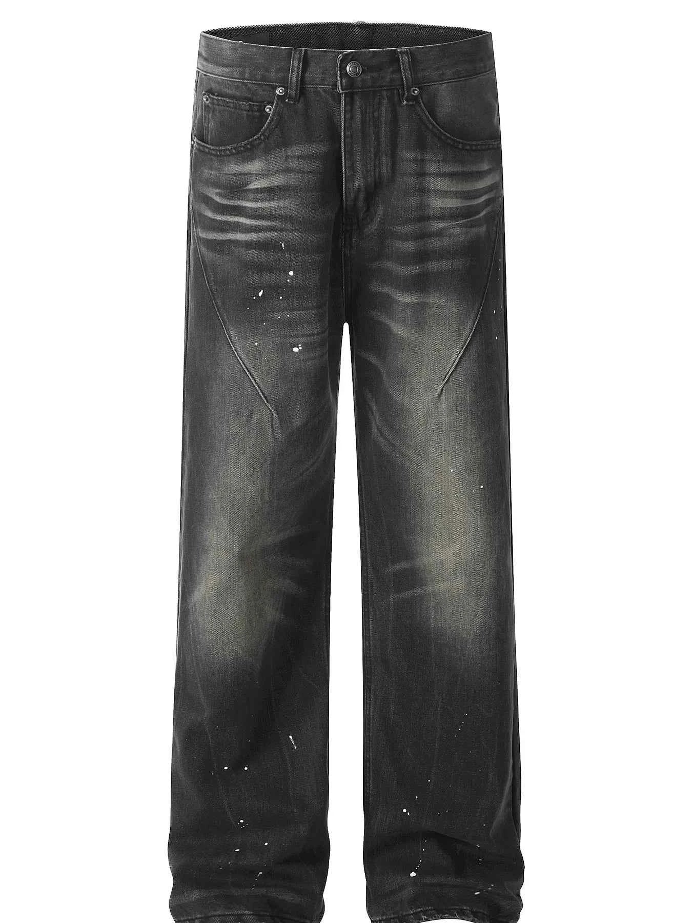 Men's Vintage Washed Relaxed Fit Jeans