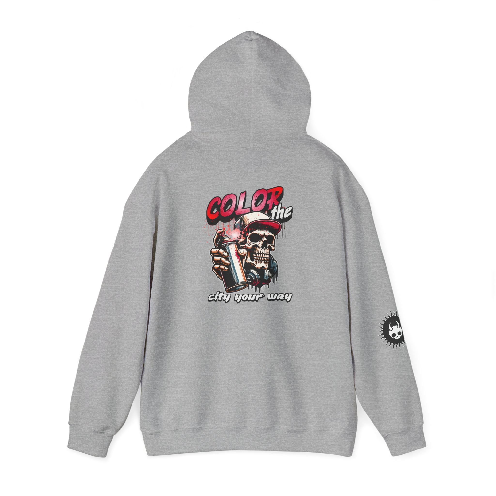 Color The City You Way - Unisex Heavy Blend™ Hooded Sweatshirt - Damned Threads