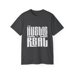 The Hustle Is Real - Unisex Softstyle T-Shirt (front) - Damned Threads